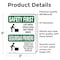 Signmission Safety Culture Sign, 3.5 in Width, Vinyl Decal, Rectangle, Bilingual OS-2PACK-SF-D-35-L-10825 - alternate 3